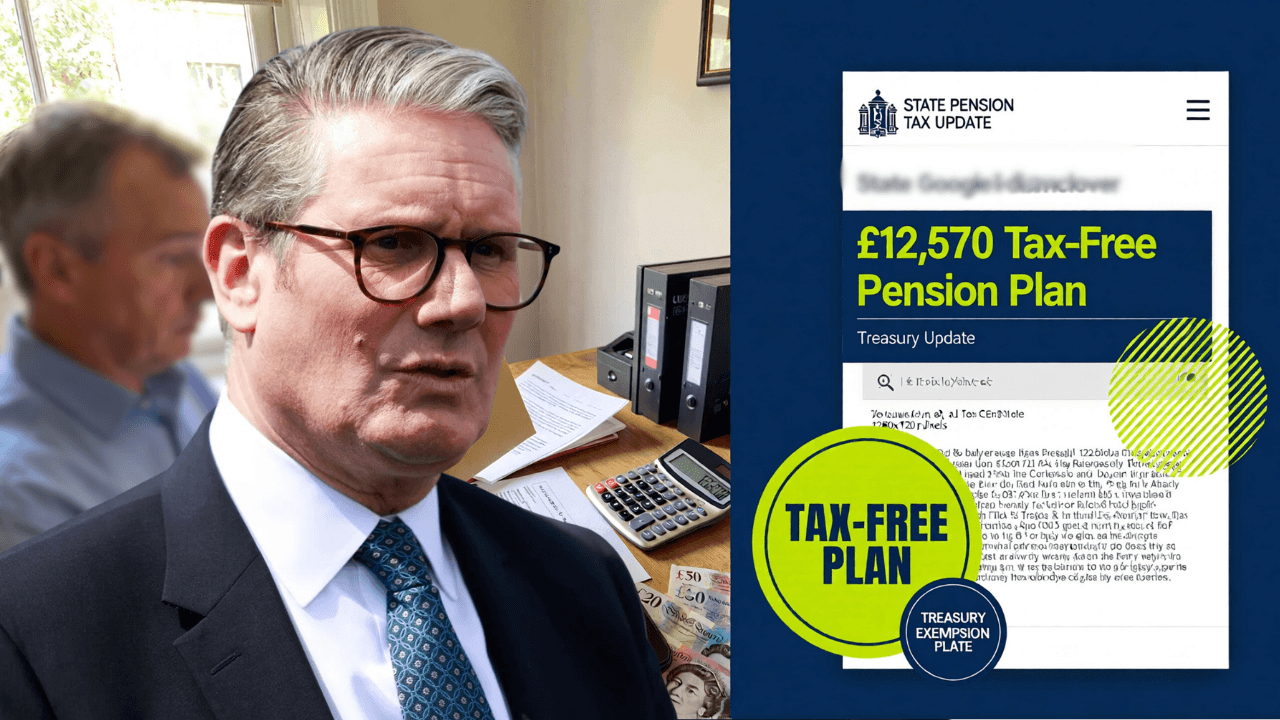 £12,570 State Pension Tax Exemption Plan – Treasury Breaks Silence With Huge Update