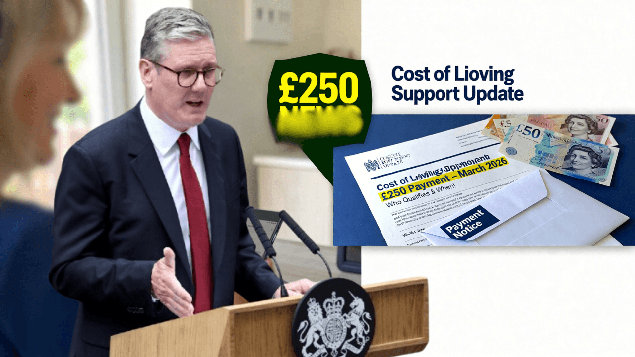 £250 Cost-of-Living Payment Confirmed for March 2026 – Who Qualifies and When