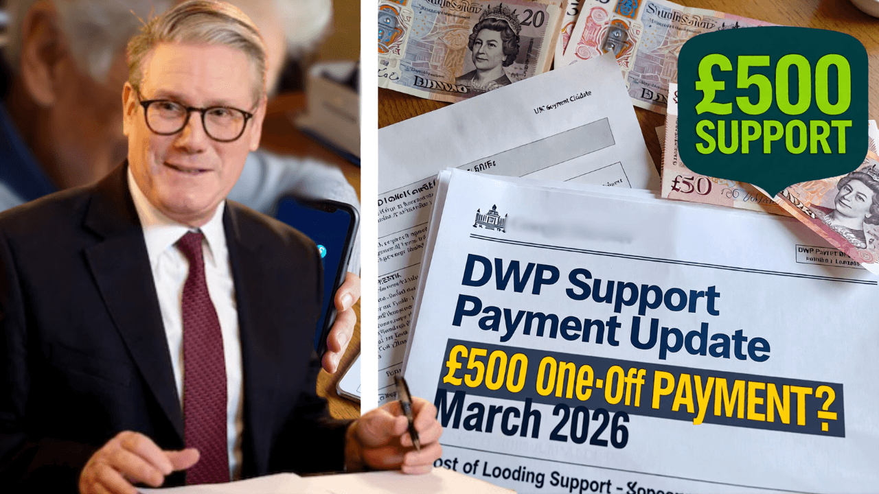 DWP Confirms £500 One‑Off Support Payment for March 2026 – Eligibility and Dates