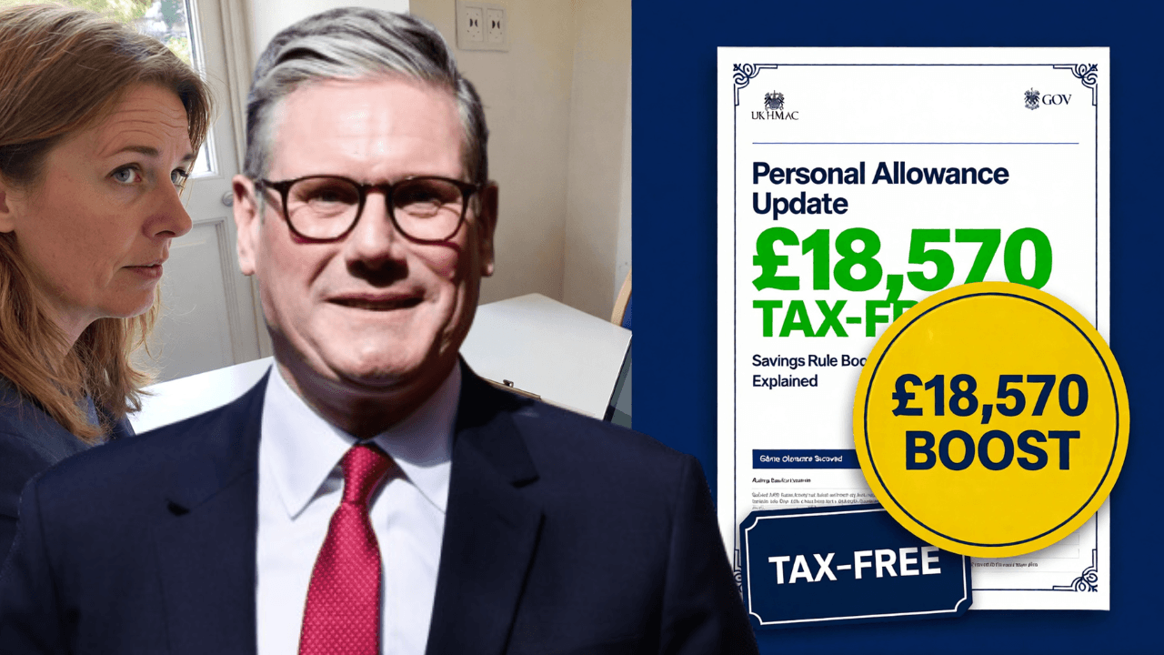 HMRC Announces £18,570 Tax‑Free Personal Allowance Boost Under Savings Rule