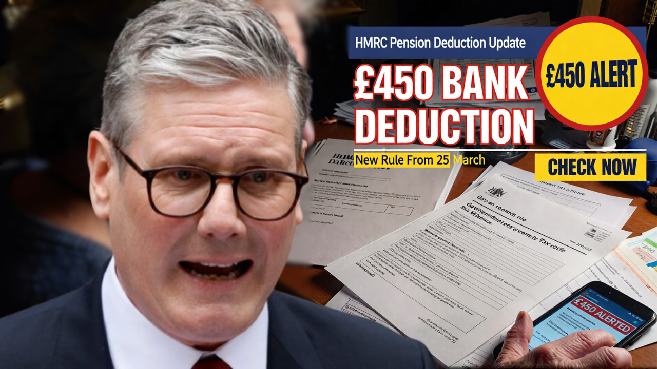UK Pensioners Face £450 Bank Deduction Under New HMRC Rule From 25 March